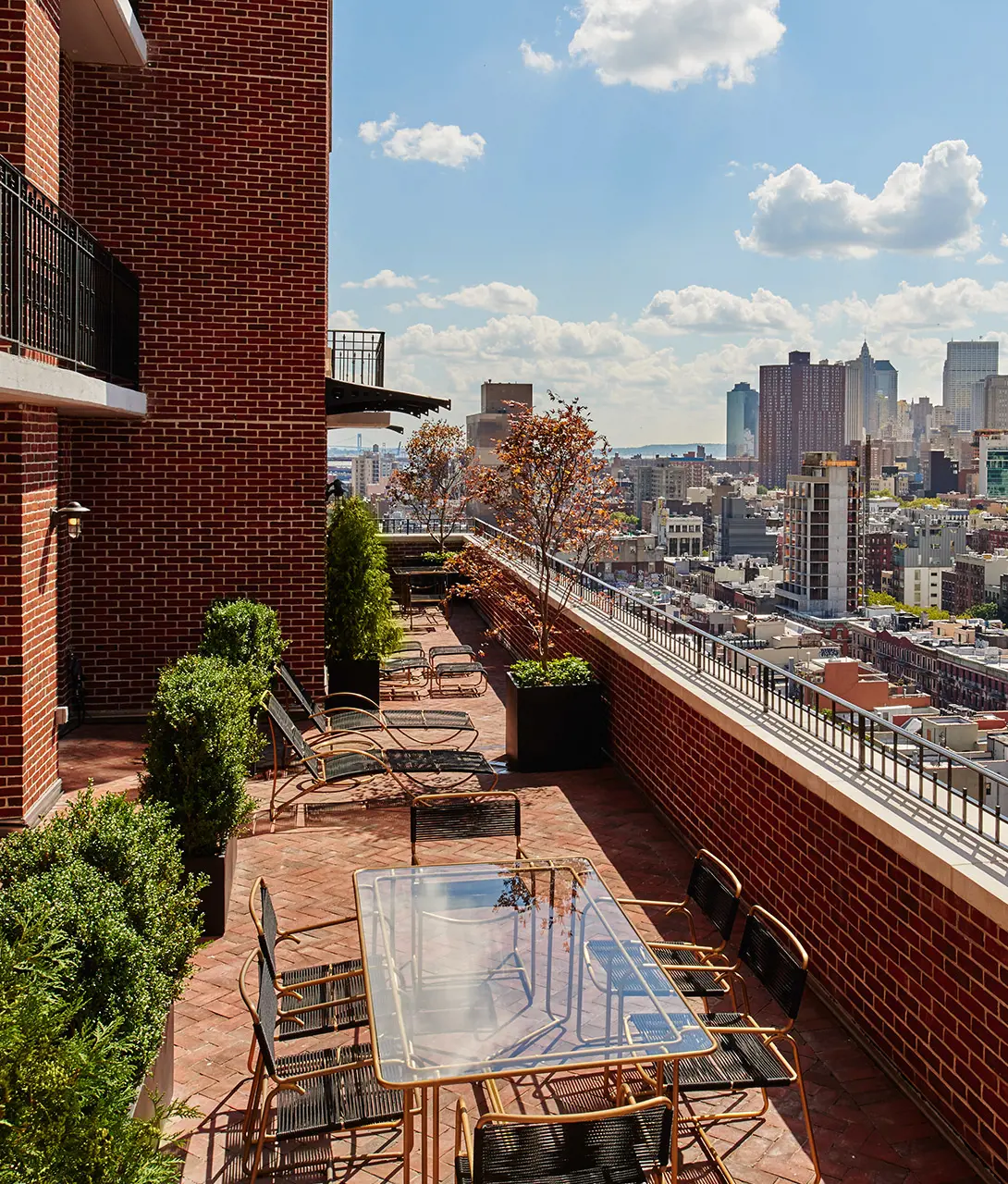 The Ludlow Hotel Terrace in New York City