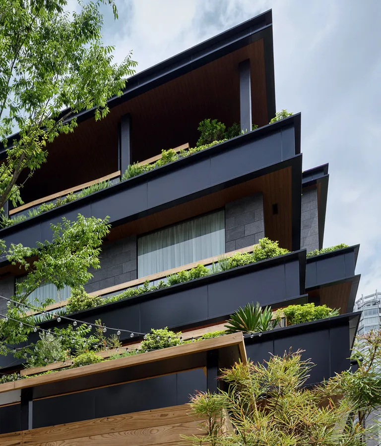 Trunk Hotel Architecture in Tokyo