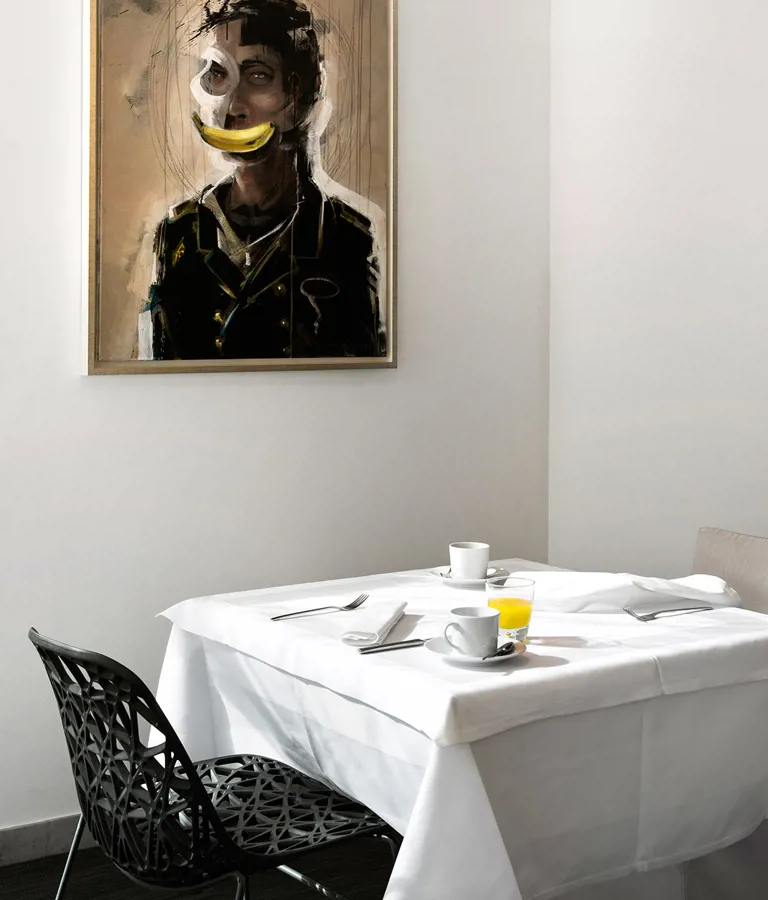 Augarten Art Hotel Dining Interior Design Paitings K 02 X2