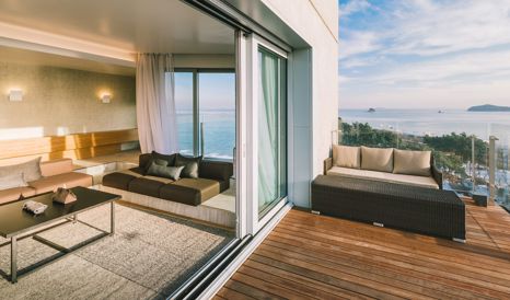 Balcony View, nest Hotel Incheon