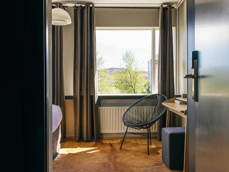 Ion Adventure Hotel Room interior design details in Selfoss