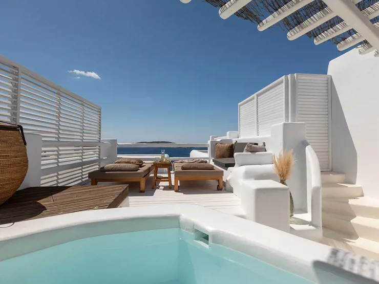 Rocabella Mykonos Deluxe Sea View With Outdoor Mini Plunge Pool R 04