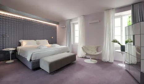 Vander Urbani Resort Bedroom Interior in Ljubljana