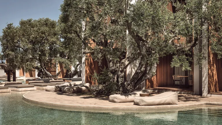 02 Best Of Pools Olea All Suite Hotel Pool Sunlongers