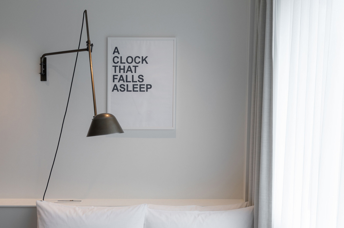 1223 Trunk Hotel Guestroom Lamp Poster