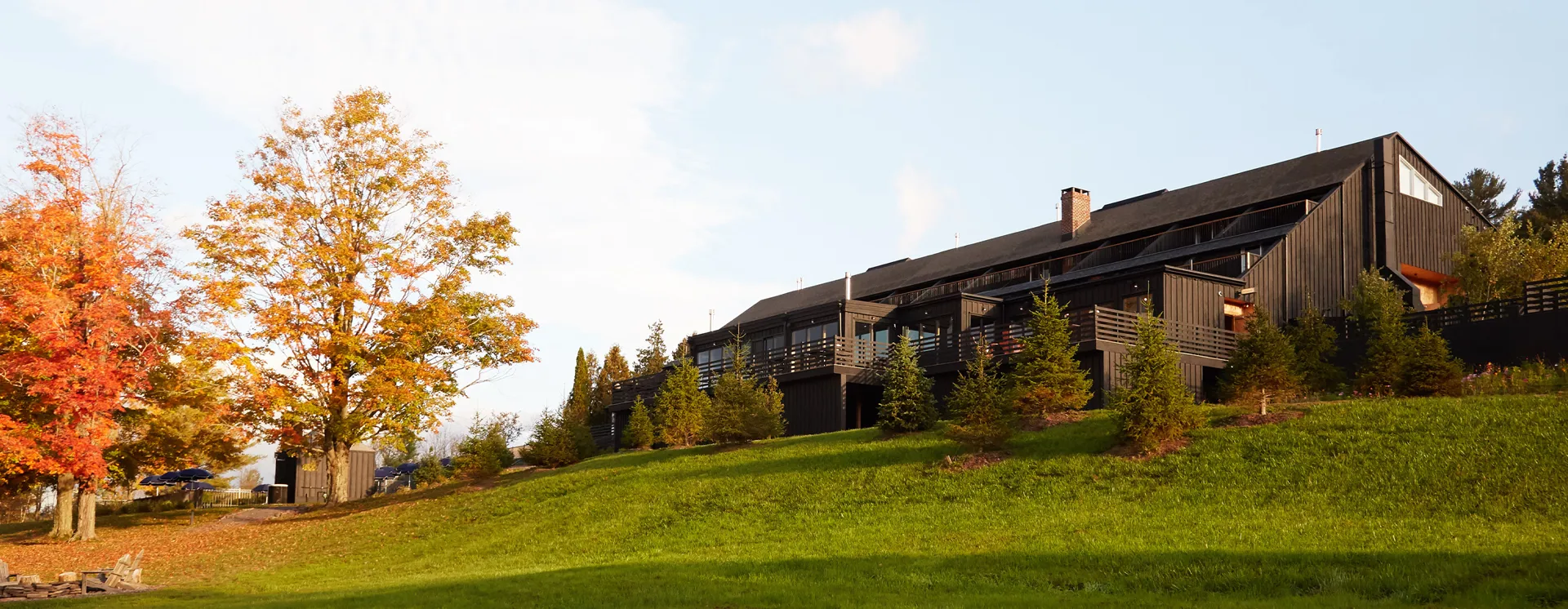 S Scribners Catskill Lodge Autumn Hunter Mountain Usa