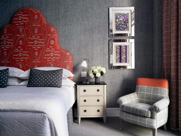 The Whitby Red Headboard in New York City
