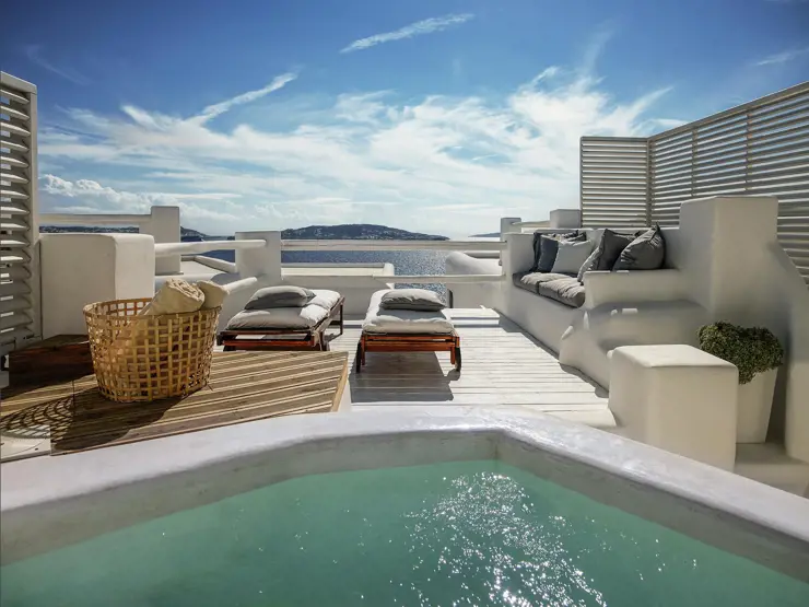 Rocabella Mykonos Deluxe Sea View With Outdoor Hot Tub R 5
