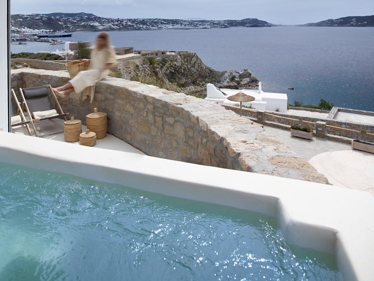Rocabella Mykonos Front Sea View Suite Outdoor Hot Tub R 07