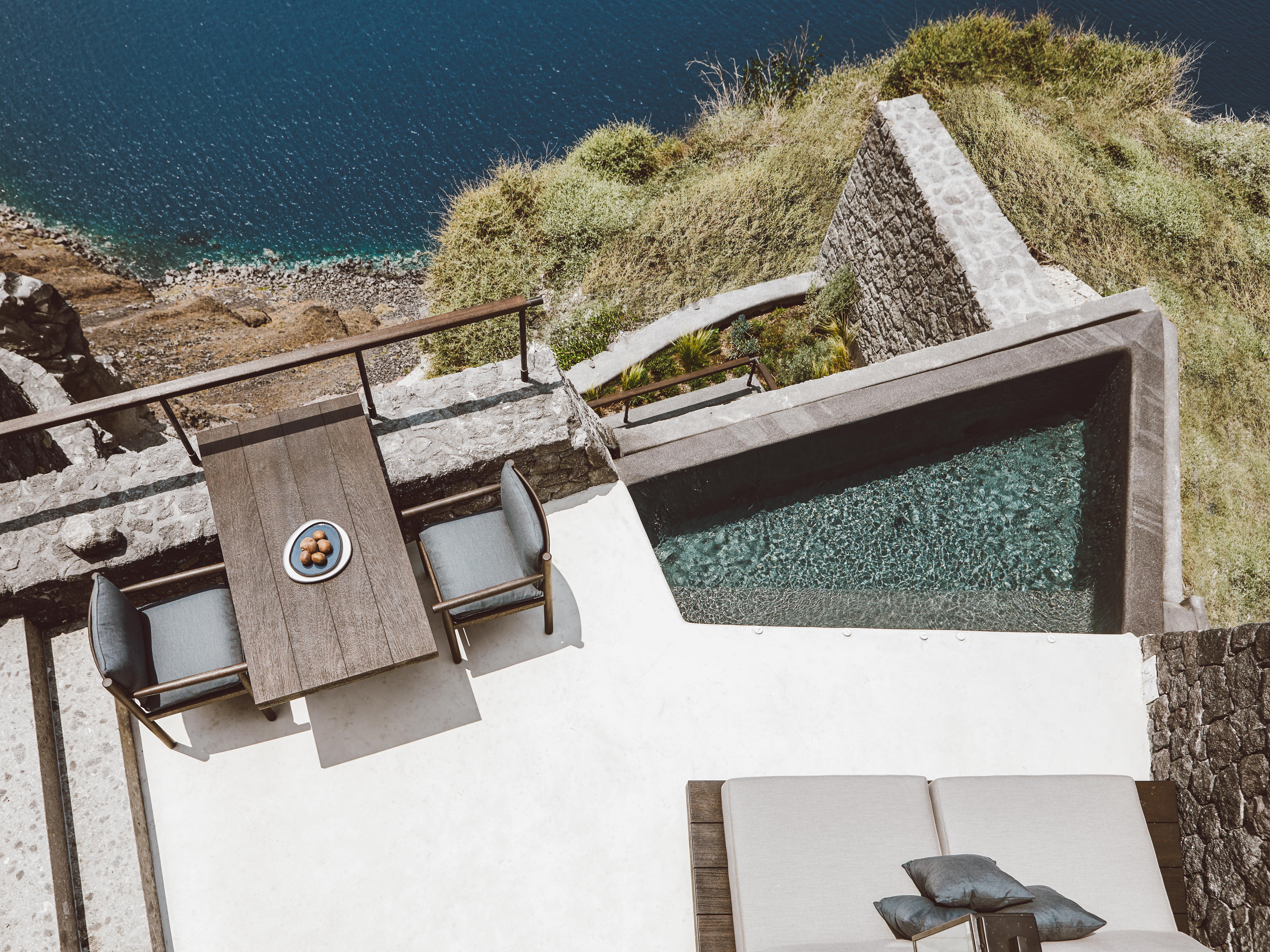 Vora Pool on Santorini