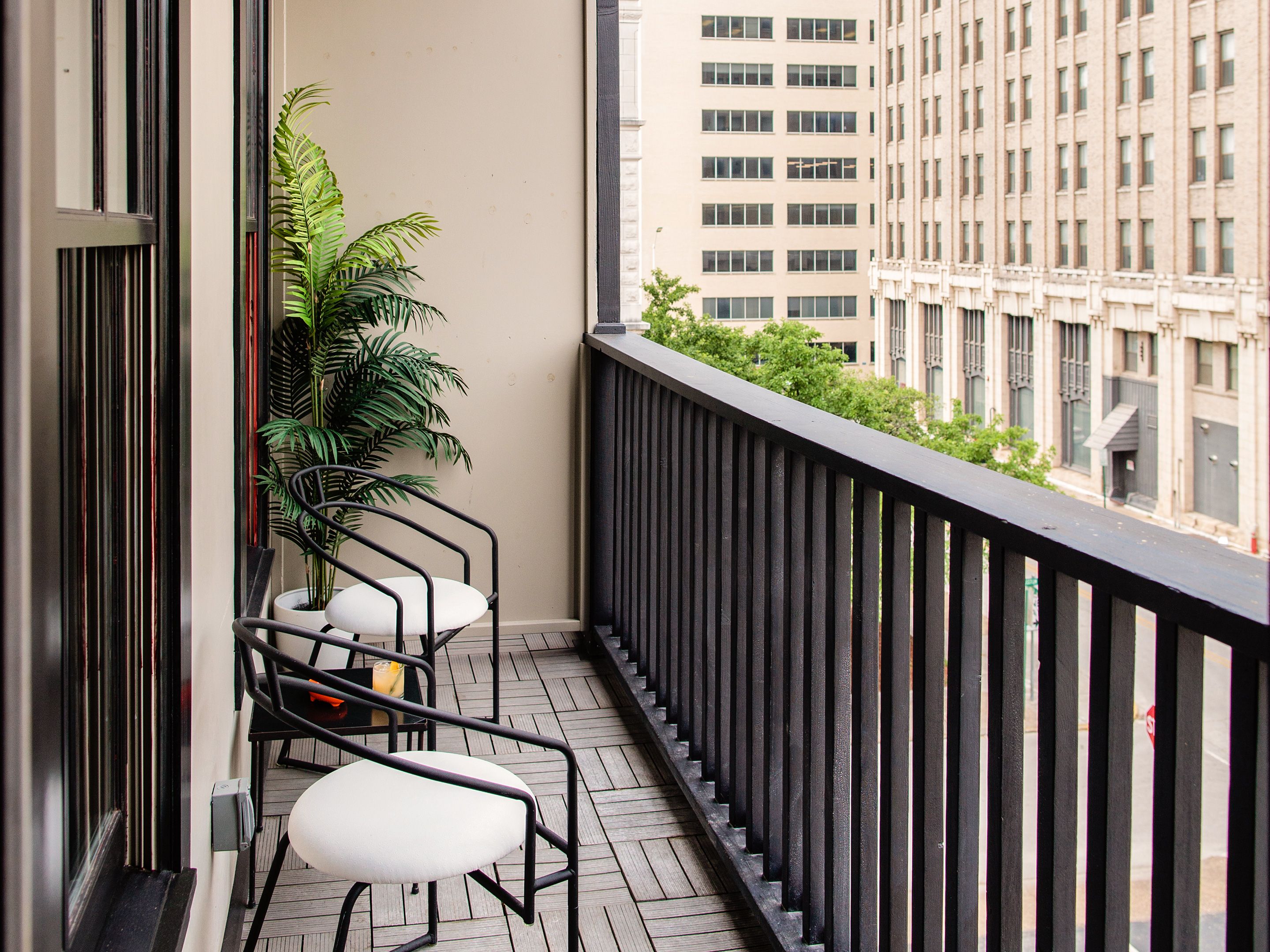 The Dwell Balcony in Chattanooga