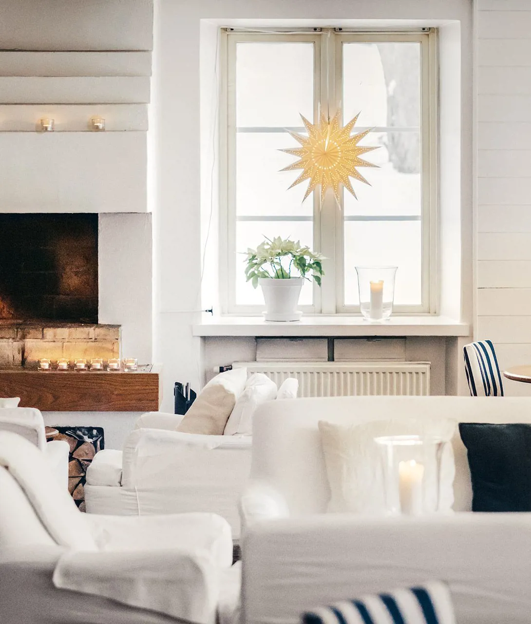 Hotel J, Fireplace in Stockholm