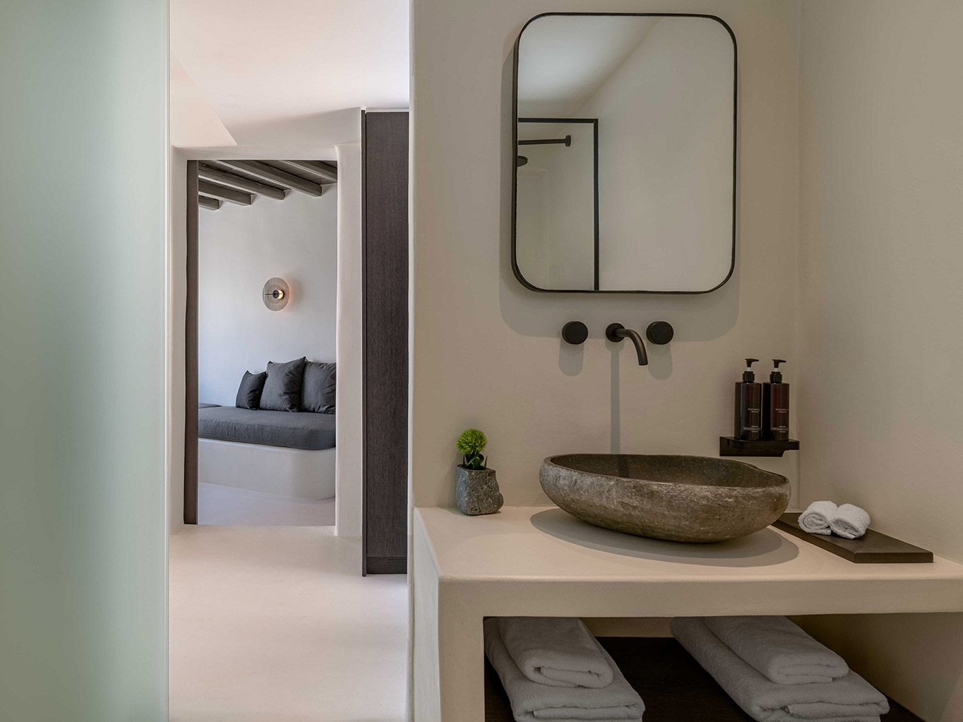 Rocabella Mykonos Deluxe Sea View Suite Outdoor Mini Plunge Pool R V2 09