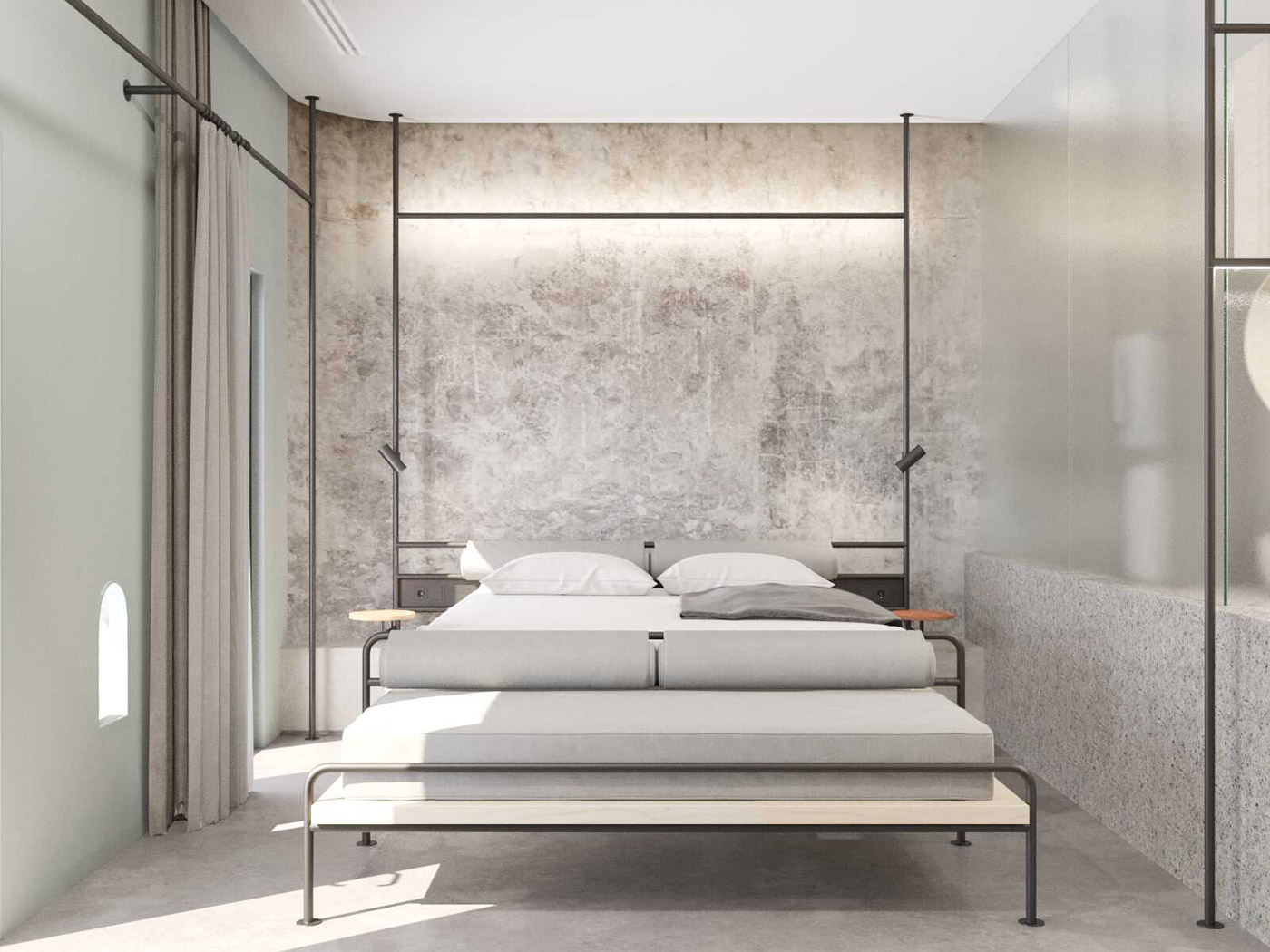 Dexamenes Seaside Hotel Interconnecting Wine Tanks Courtyard View R 04