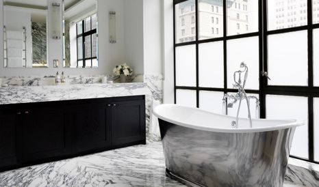 The Whitby Hotel Bathroom Interior Design in New York City