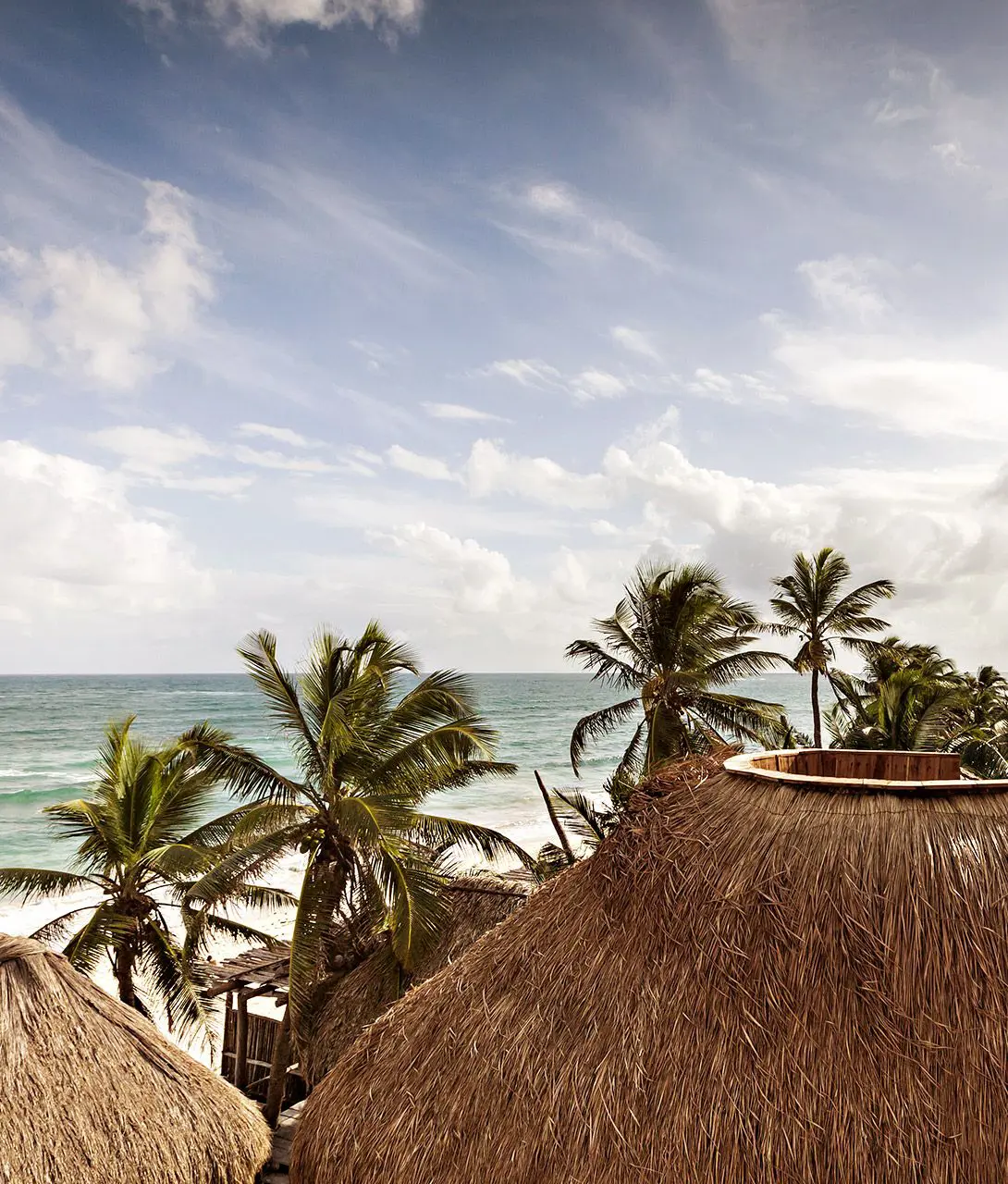 Papaya Playa Project Roof in Tulum