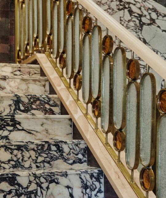 04 Sneak Peak Granger Hotel Lobby Staircase