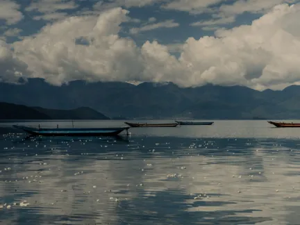 05 DH Water Centered Stays The Arcadia Place Lugu Lake Neighborhood Lake Boats