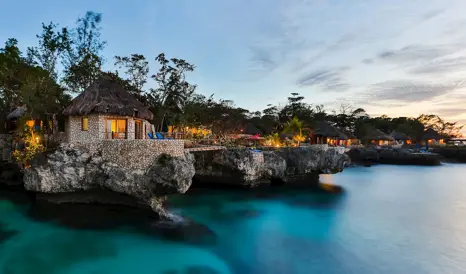 Rockhouse Hotel Buildings on Jamaica