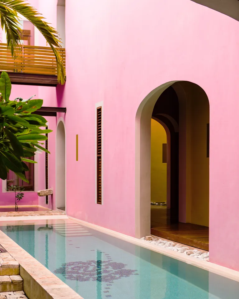 006 Rosas And Xocolate Exterior Pool Courtyard