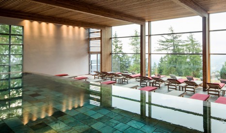 Vigilius Mountain Resort Pool in Lana