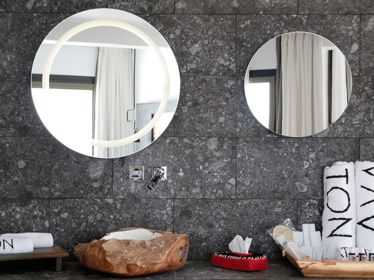 Myconian Avaton Bathroom in Mykonos
