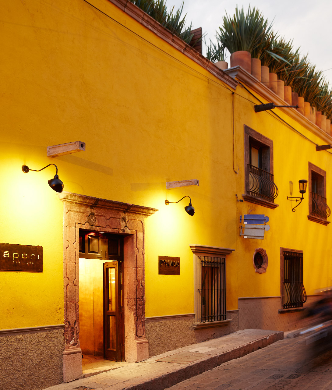Dos Casas Hotel and Spa Facade in San Miguel de Allende