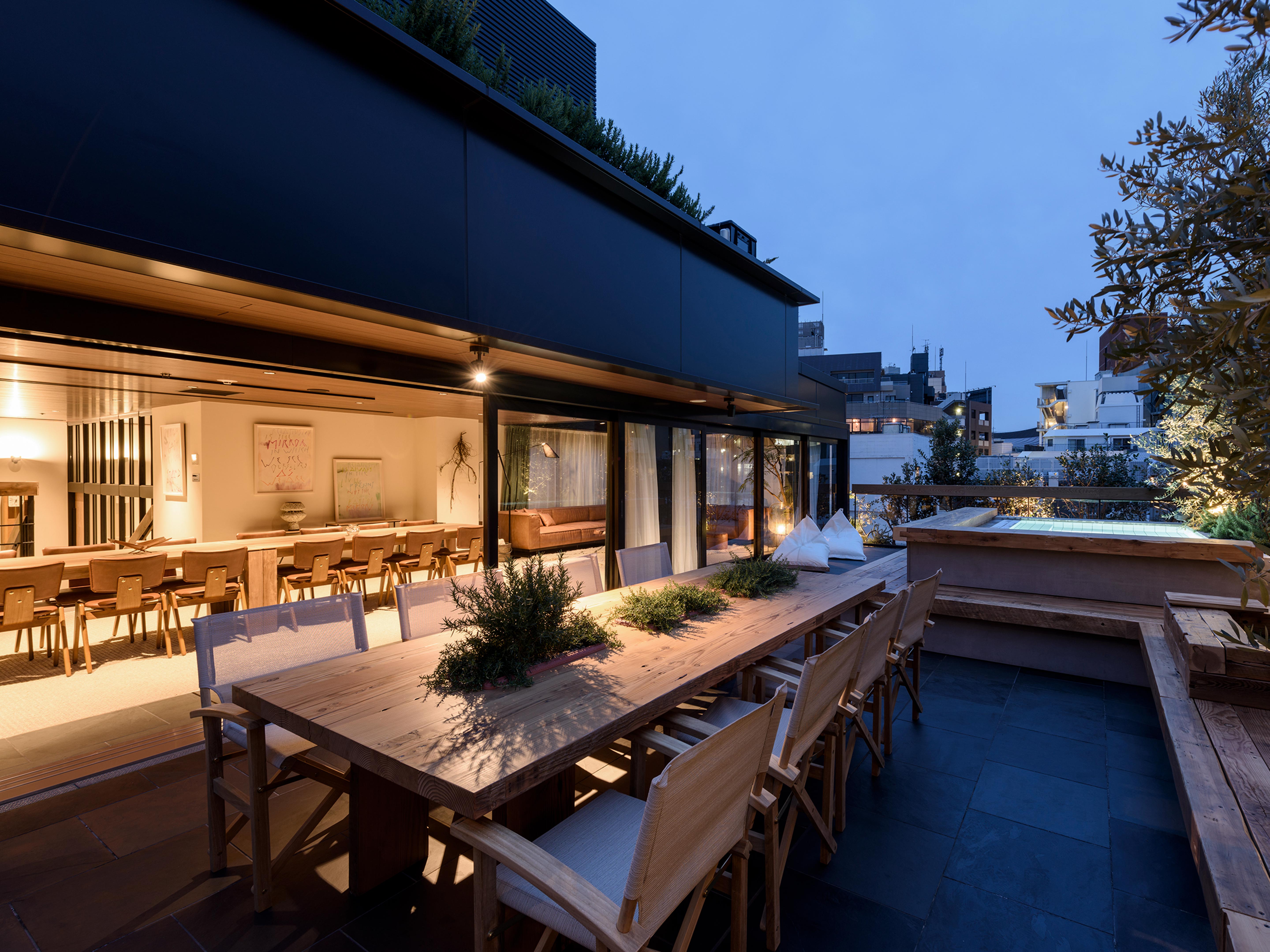 Trunk Hotel Terrace Suite Exterior in Tokyo