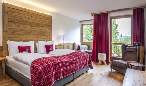 Hotel Kitzhof Mountain Design Resort Bedroom Design in Kitzbühel