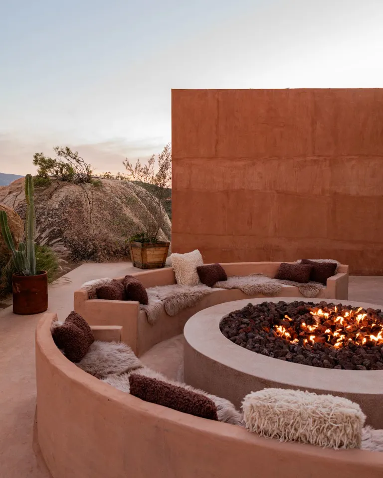 06 DH The Originals Mira Earth Studios Fireplace Lounge