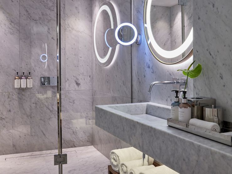 Sir Joan Hotel Bathroom on Ibiza