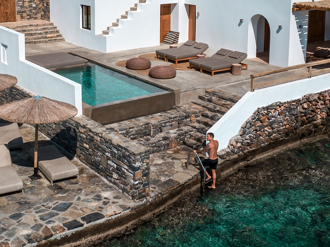 Minos Beach Three Bedroom Waterfront Villa With Private Pool R 16