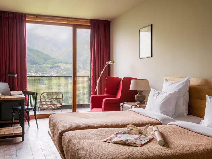 Rooms Hotel Kazbegi Twin Room Mount Kazbegi View V3 R 01