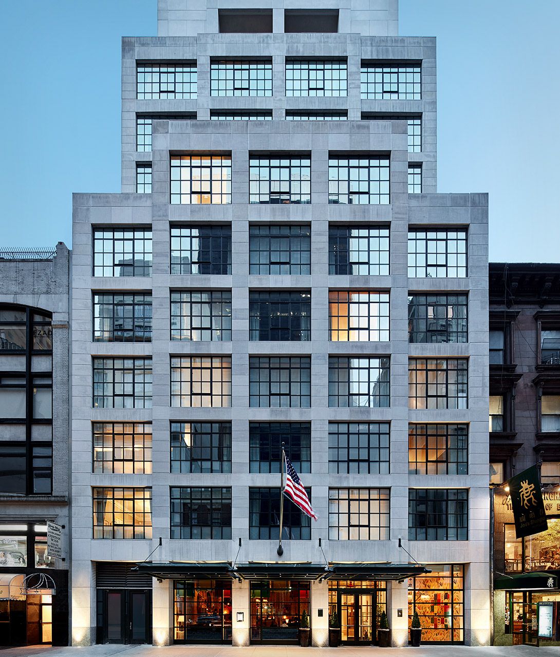 The Whitby Hotel Façade in New York