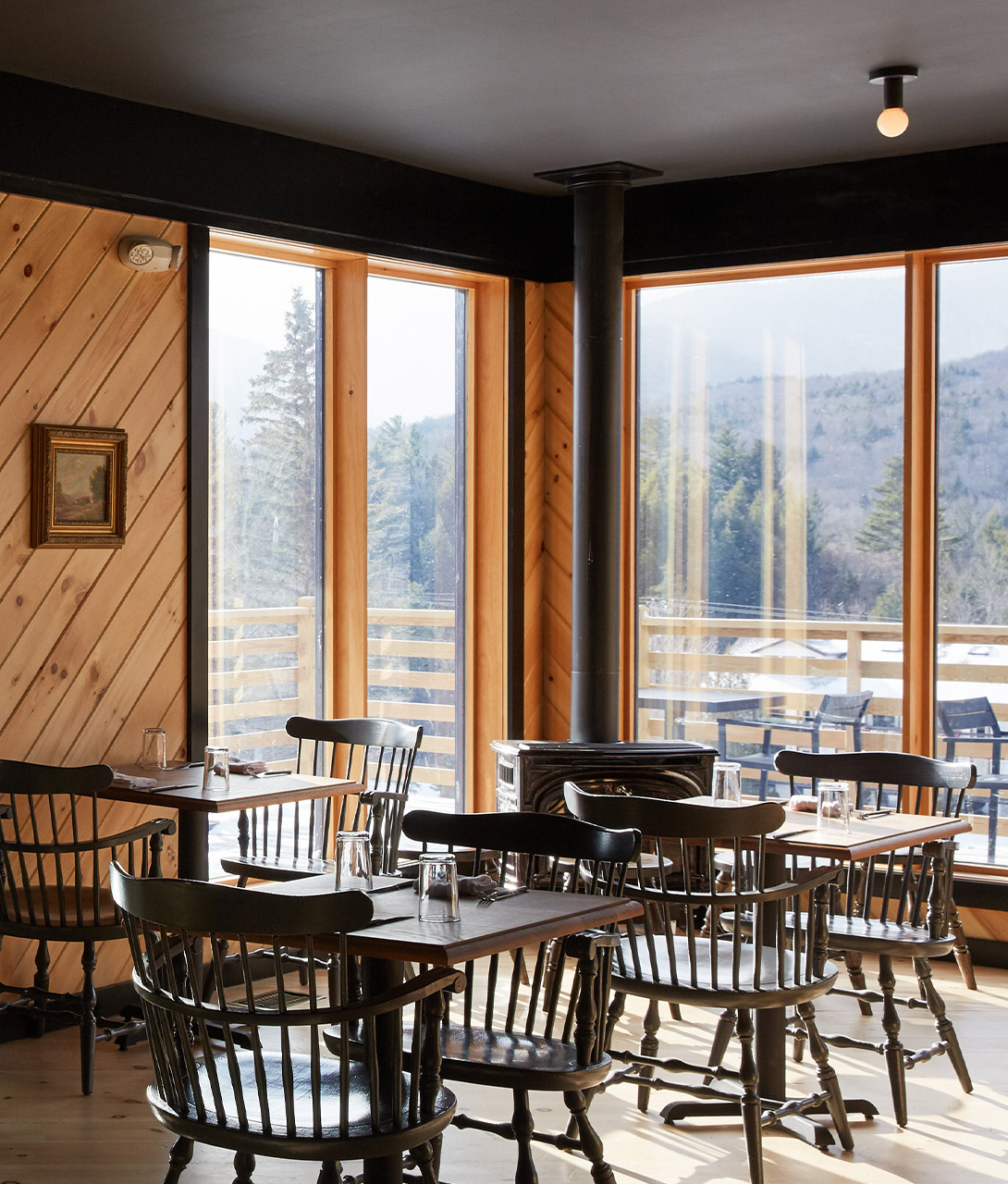 Scribners Catskill Lodge Restaurant Interior in Hunter Mountain
