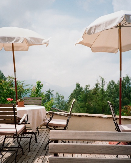 10 Destination South Tyrol Lana Terrace Dining Tables Mountain View