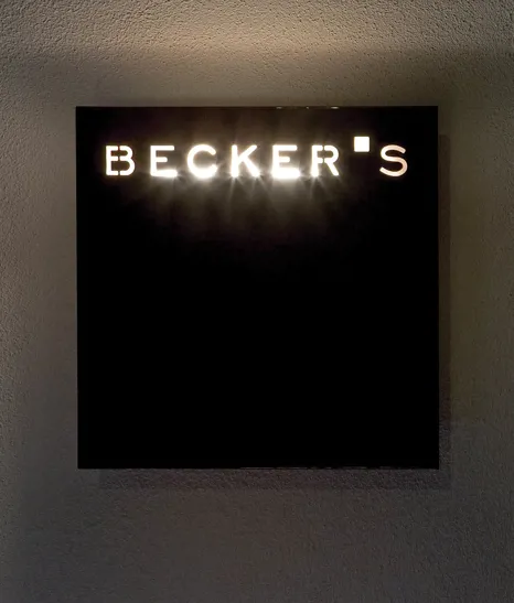 Becker S Hotel And Restaurant Building Sign M 02 R A A