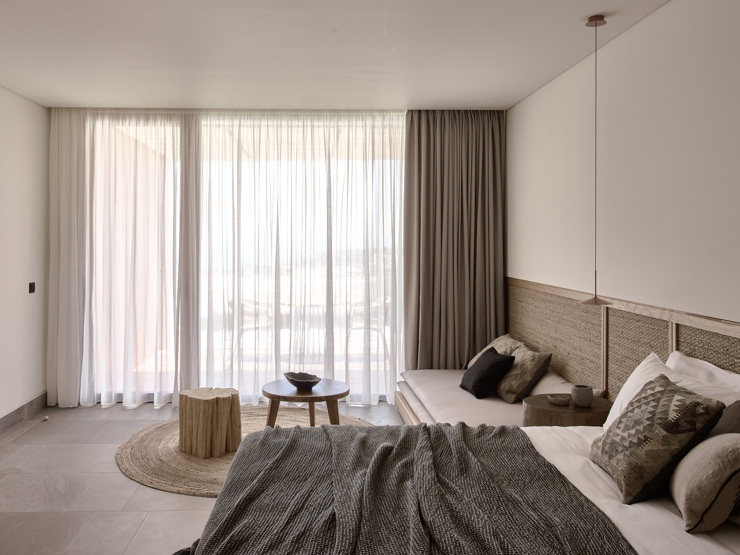Olea All Suite Hotel Junior Suite Bed in Zakynthos