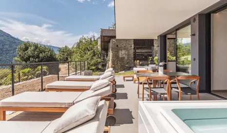 Arua Private Spa Villas Design in Merano