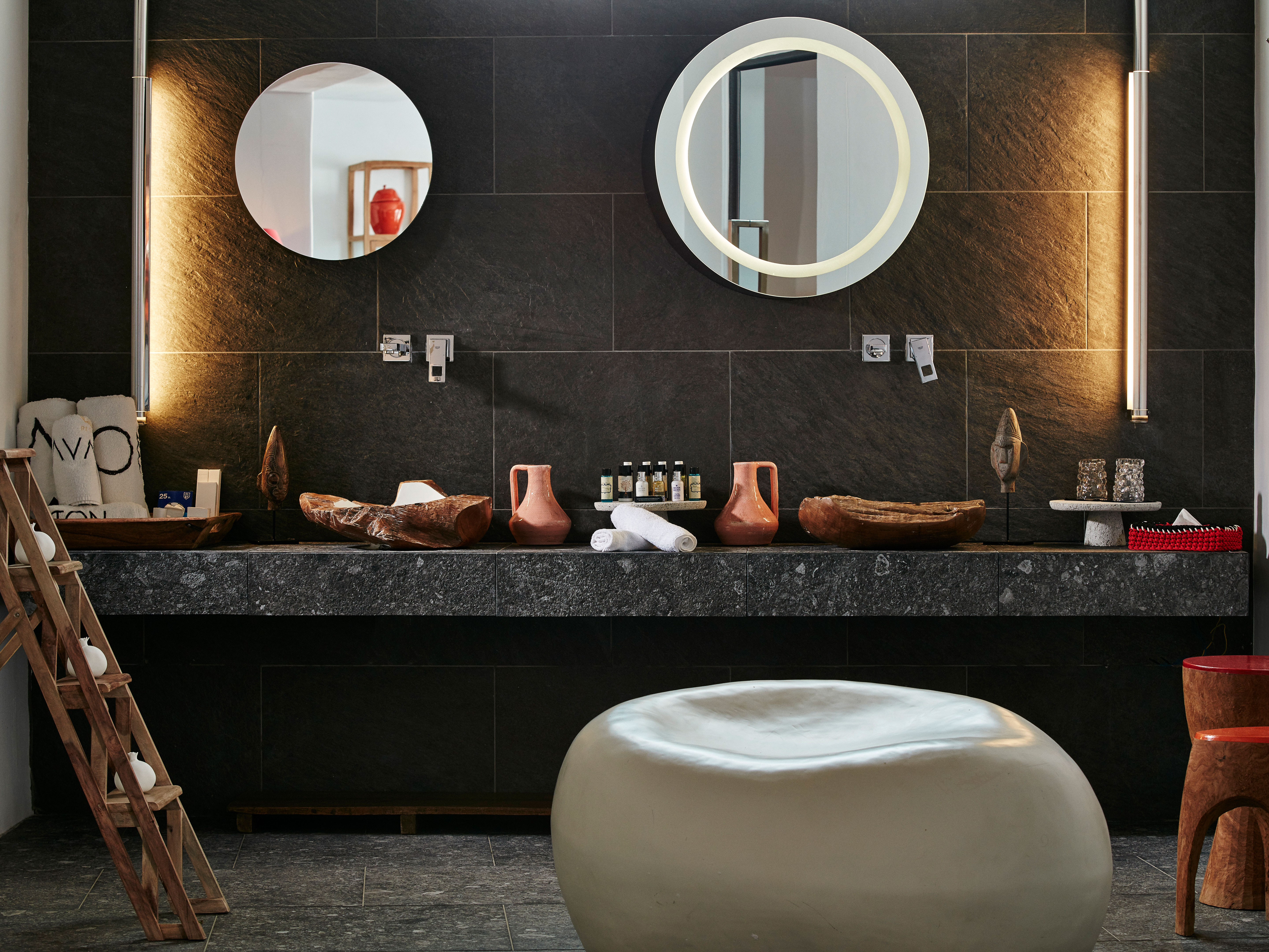 Myconian Avaton Villa Bathroom in Mykonos