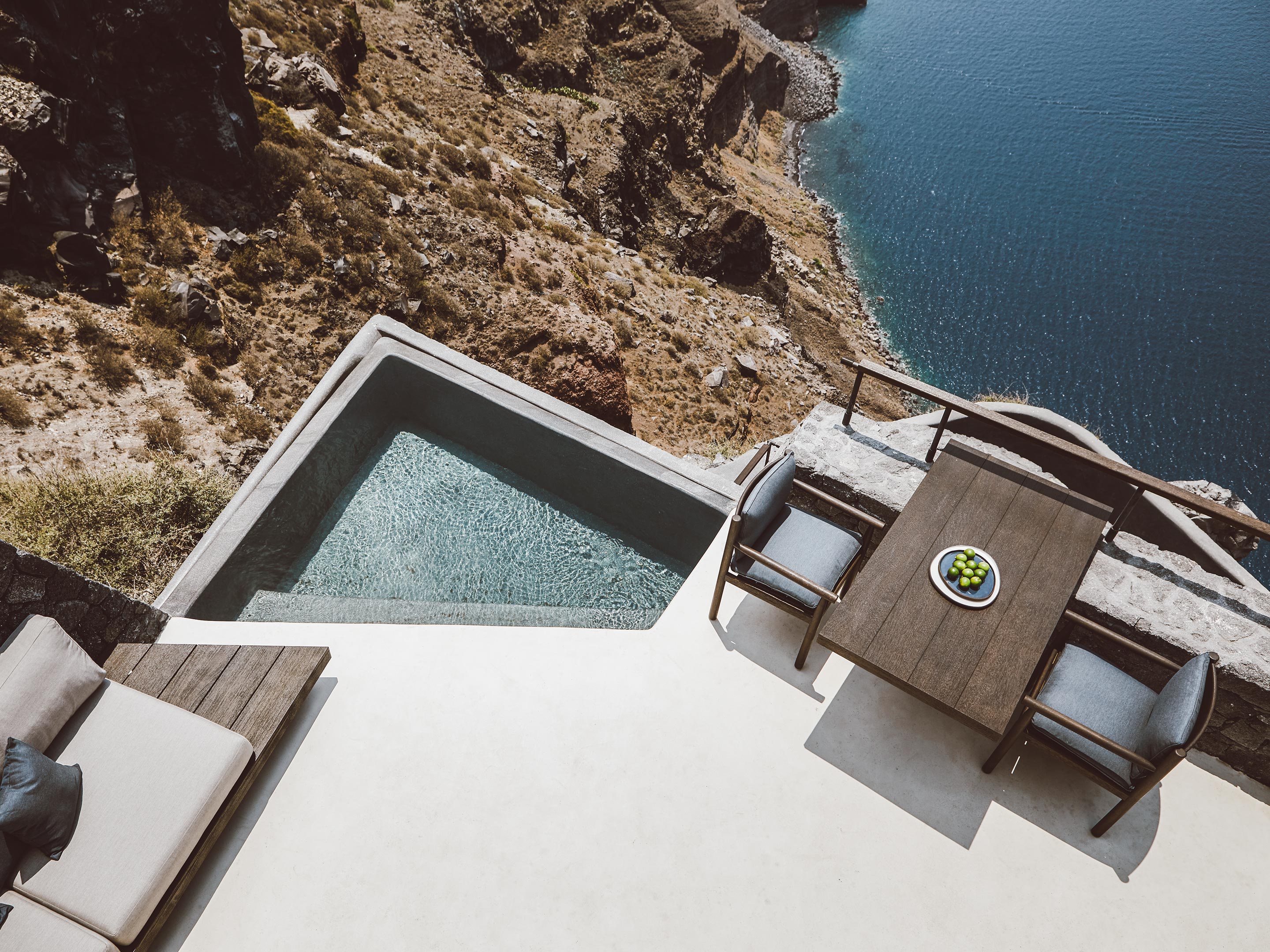 Vora Pool on Santorini