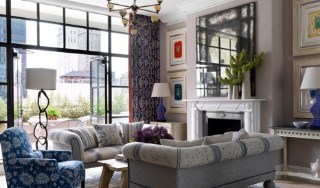 The Whitby Hotel Living Room Interior Design in New York City