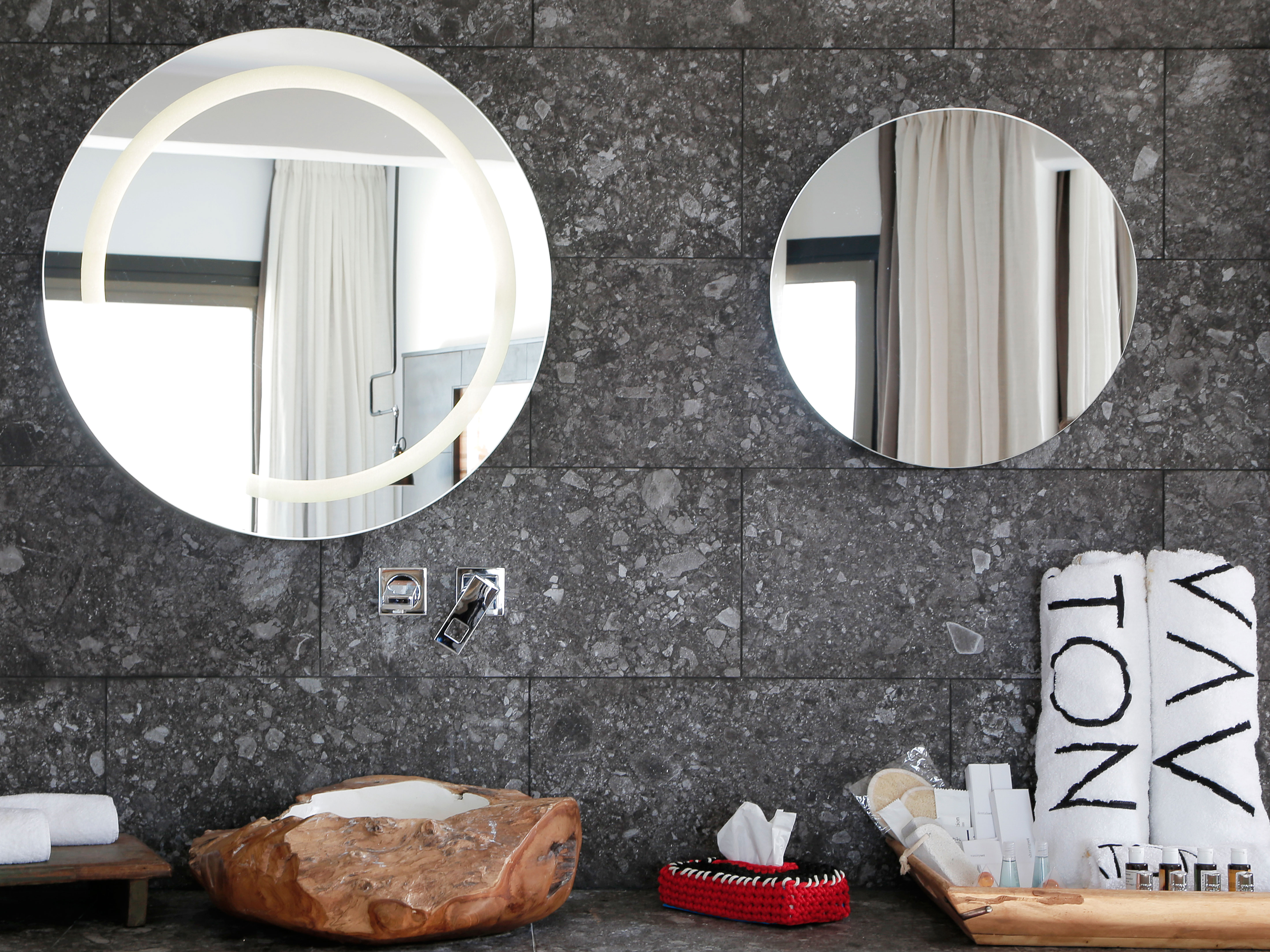 Myconian Avaton Bathroom in Mykonos