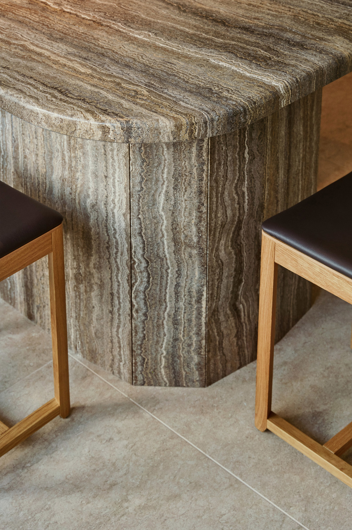 1174 Runo Hotel Porvoo Marble Bar Chairs Detail Interior Design