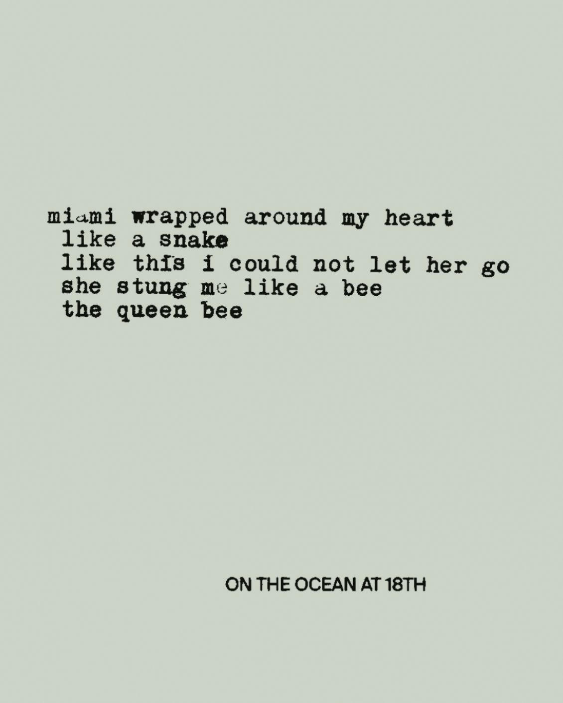 09 DIR 2026 The Shelborne Mia Moretti Poem
