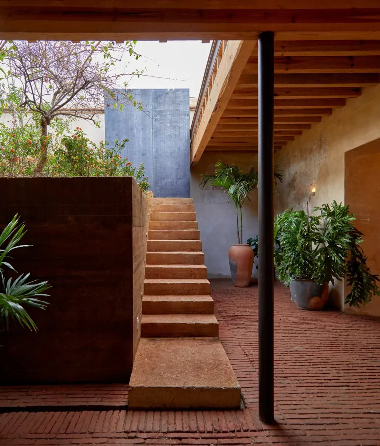 Hotel Escondido Oaxaca Staircase in Oaxaca