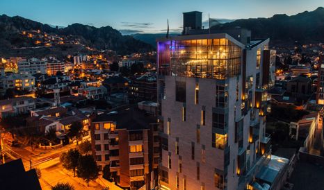 Atix Hotel Exterior in La Paz