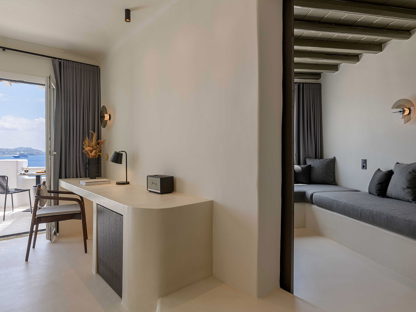 Rocabella Mykonos Deluxe Sea View Suite Outdoor Mini Plunge Pool R V2 07