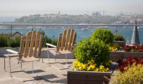 Witt Istanbul Rooftop Terrace Relax Chairs City River View M 10 R