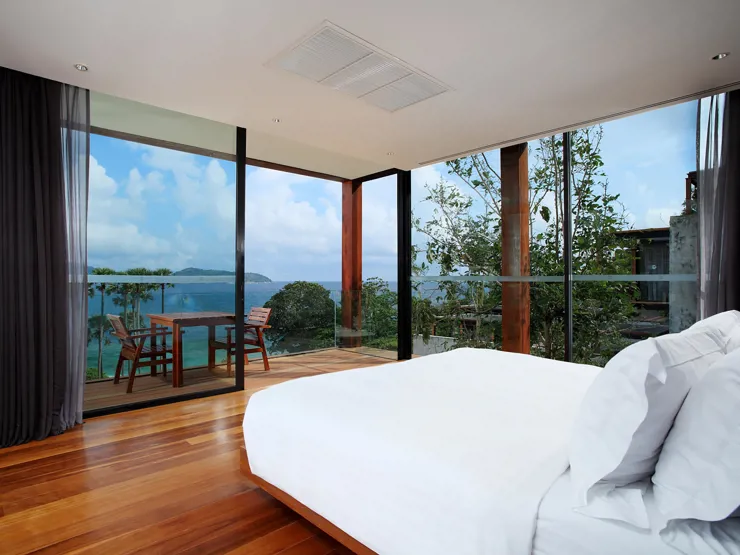 The Naka Phuket One Bedroom Pool Villa Deluxe Ocean View Interior Design in Phuket